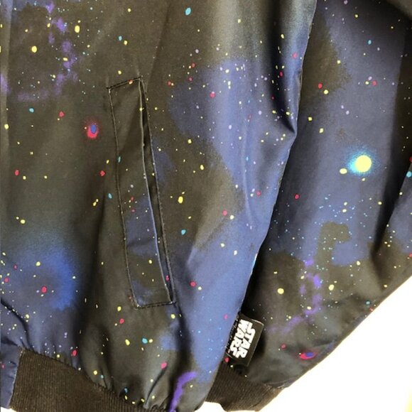 DISNEY STAR WARS Kids Galaxy Bomber Lightweight Jacket 7/8 - Picture 11 of 16